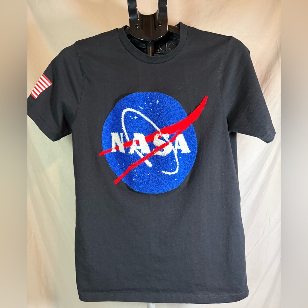 Time & Space Nasa Embroidered Logo Tee